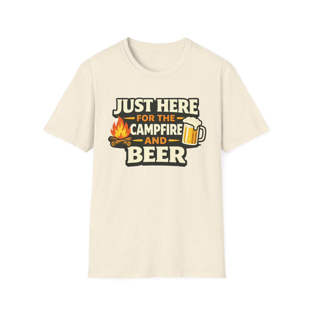 Just Here for the Campfire and Beer T-Shirt