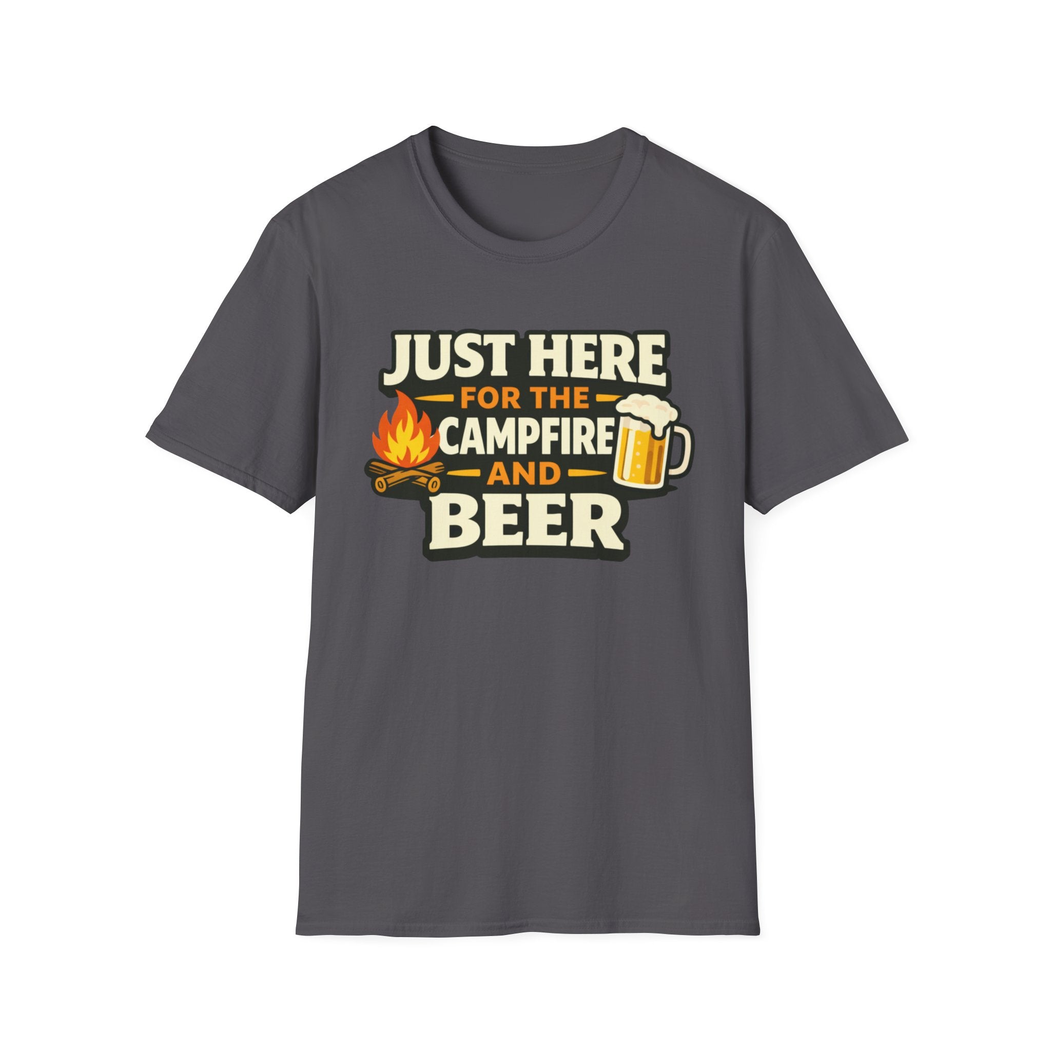 Just Here for the Campfire and Beer T-Shirt