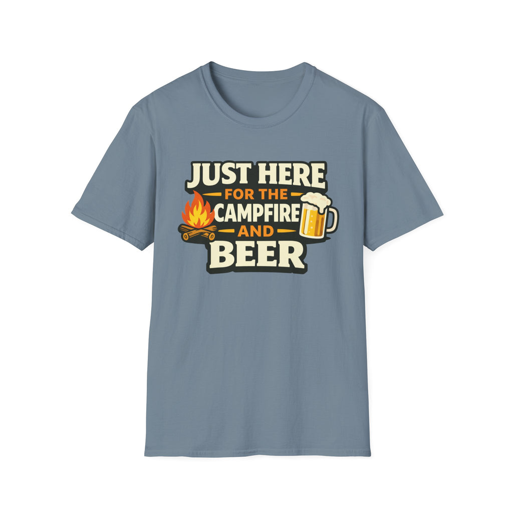 Just Here for the Campfire and Beer T-Shirt