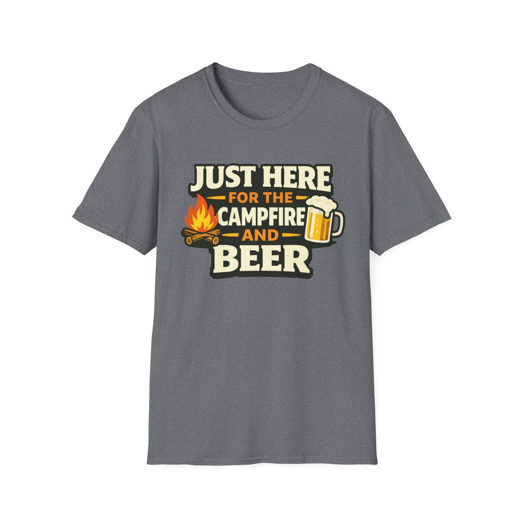 Just Here for the Campfire and Beer T-Shirt