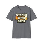 Just Here for the Campfire and Beer T-Shirt
