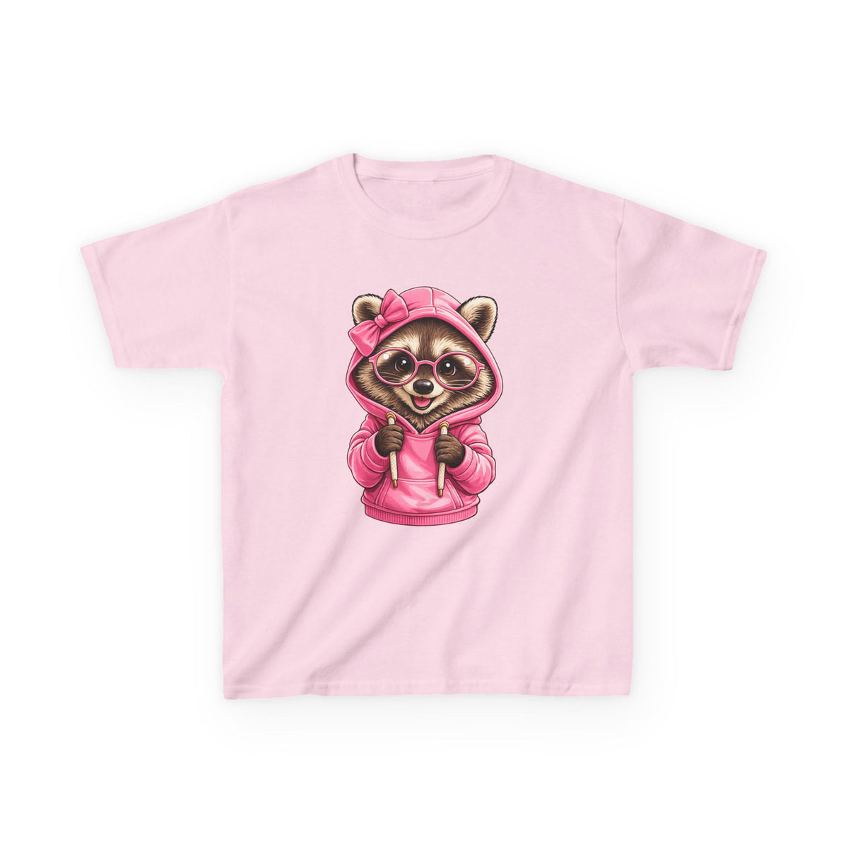 RoZee  Pink Hoodie Graphic Tee