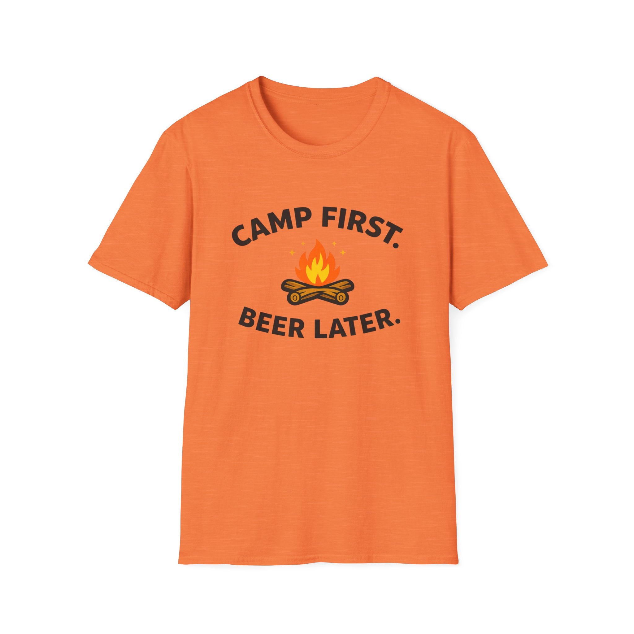 Camp First Beer Later T-Shirt