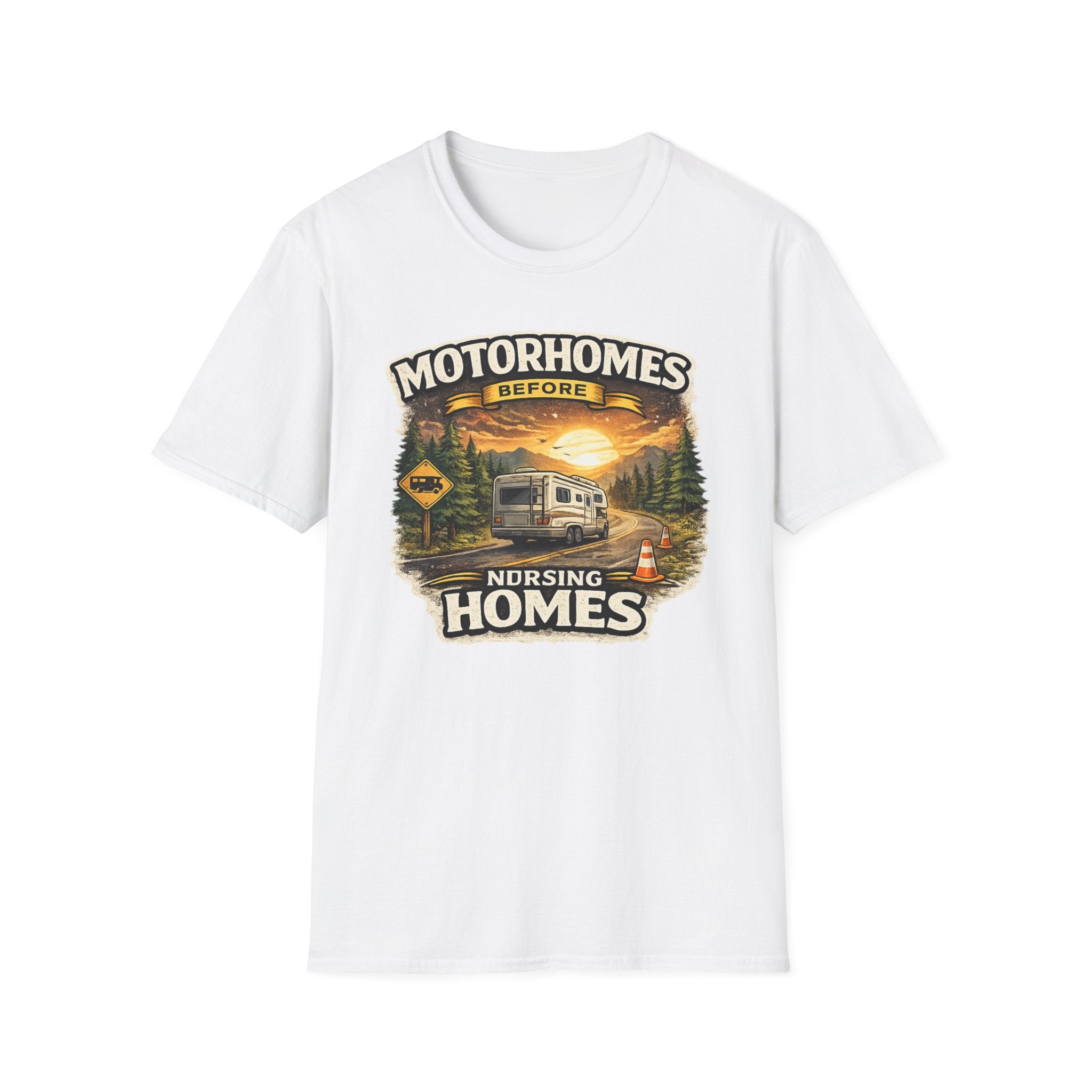 Motor Home Before Retirement Home T-Shirt