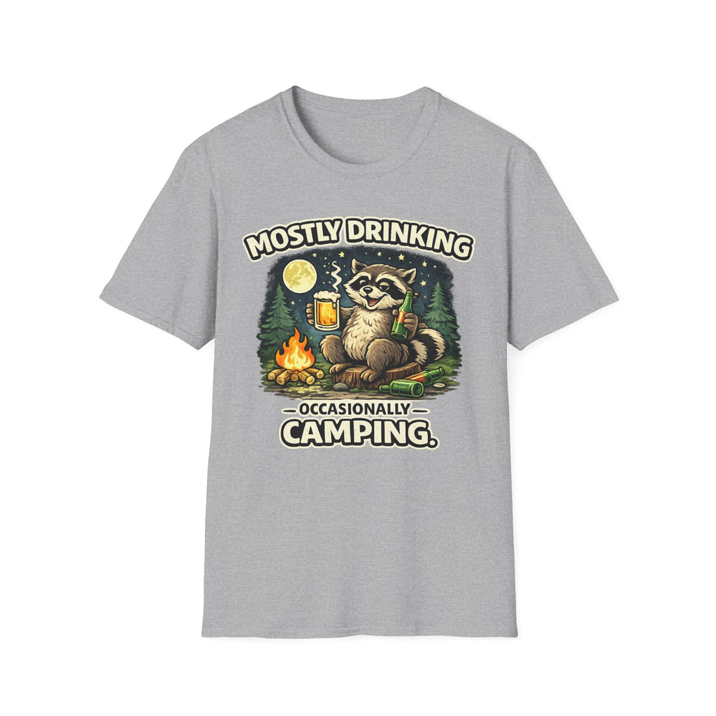 Mostly Drinking Occasionally Camping T-Shirt