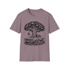 Vintage Tree & Classic Car T‑Shirt