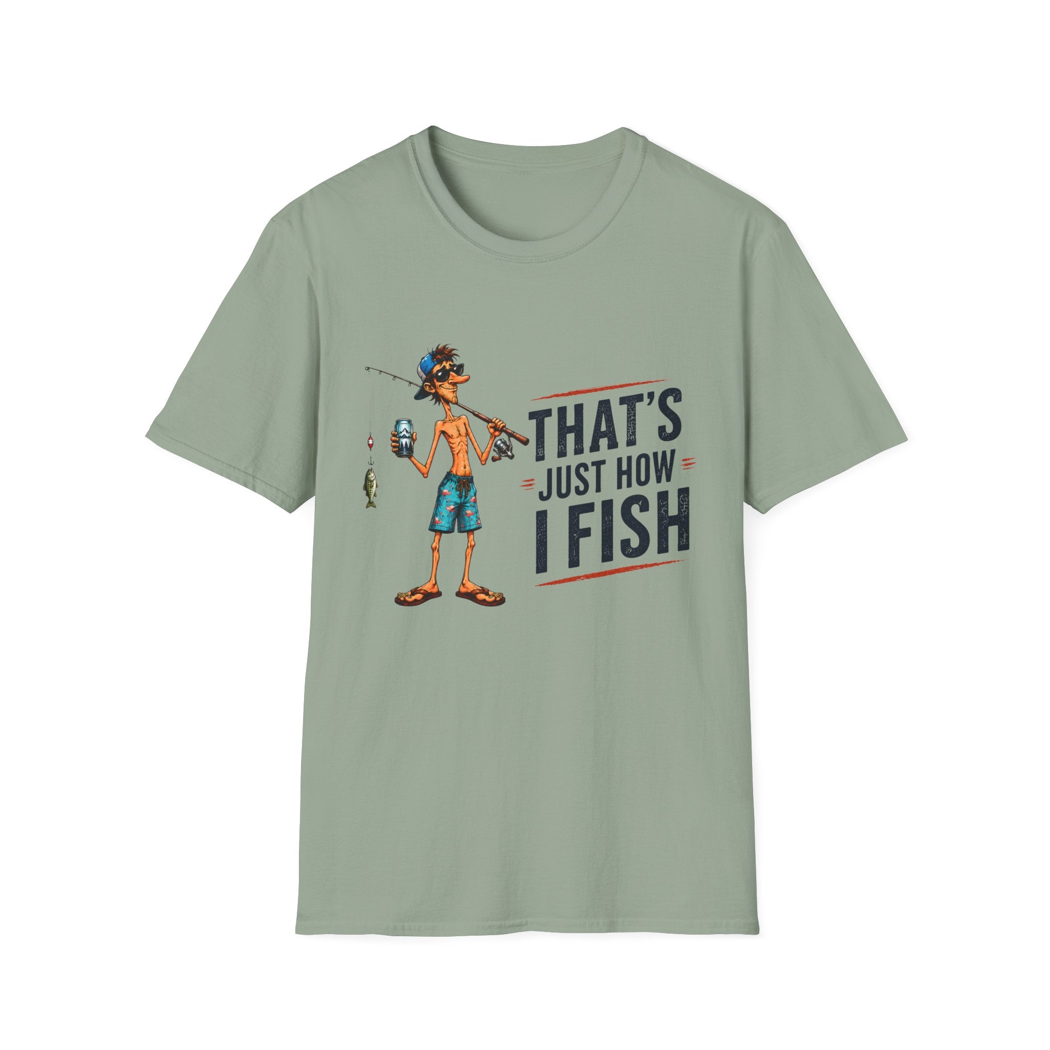 Fishing Graphic T-Shirt — “That’s Just How I Fish” Casual Tee for Anglers