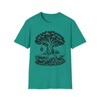 Vintage Tree & Classic Car T‑Shirt