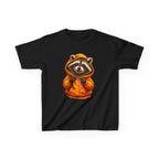 Ralfy the Raccoon Kids T-Shirt — Cute Raccoon in Orange Hoodie