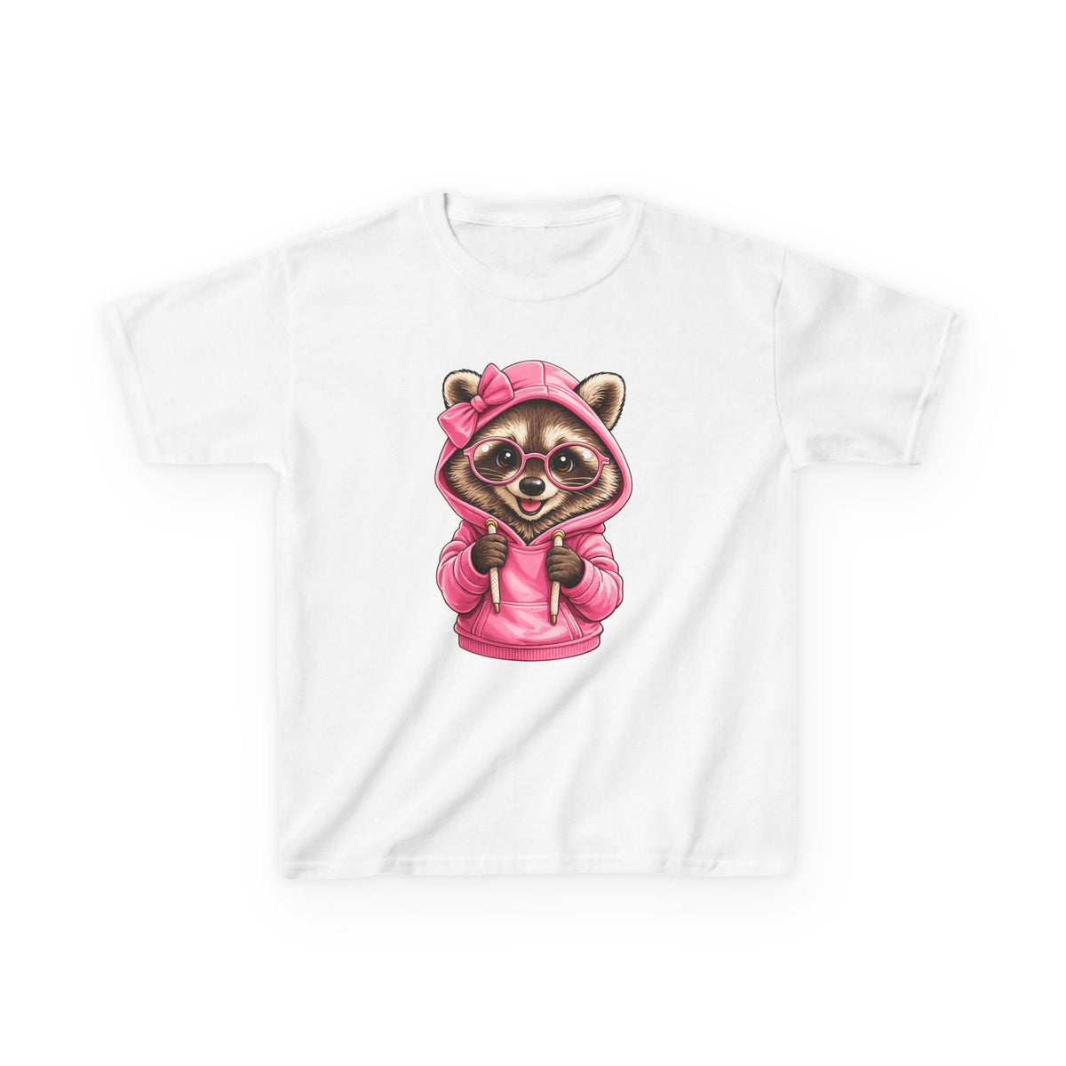 RoZee  Pink Hoodie Graphic Tee