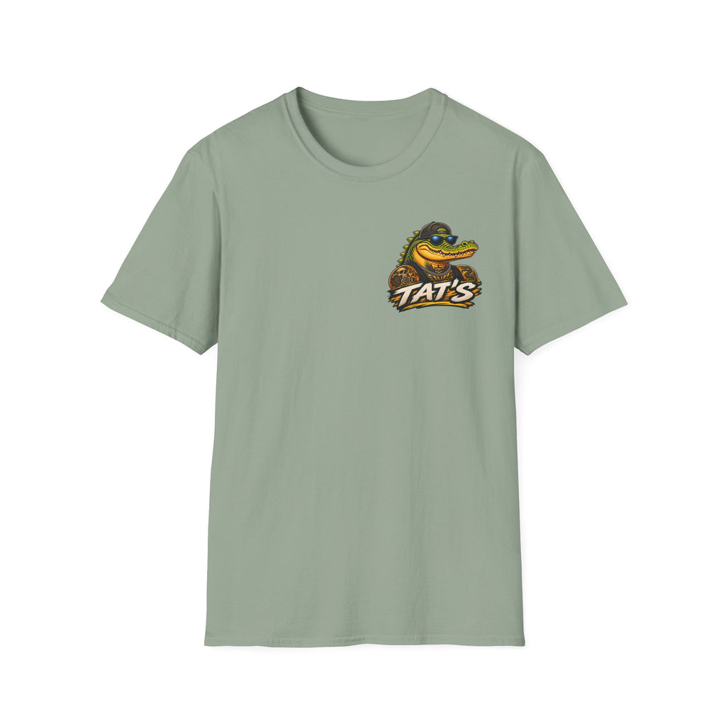 T-Shirt — 'Tat's' Crocodile Logo Casual Tee