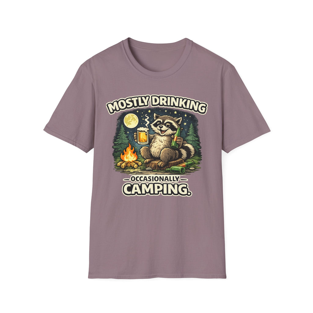 Mostly Drinking Occasionally Camping T-Shirt