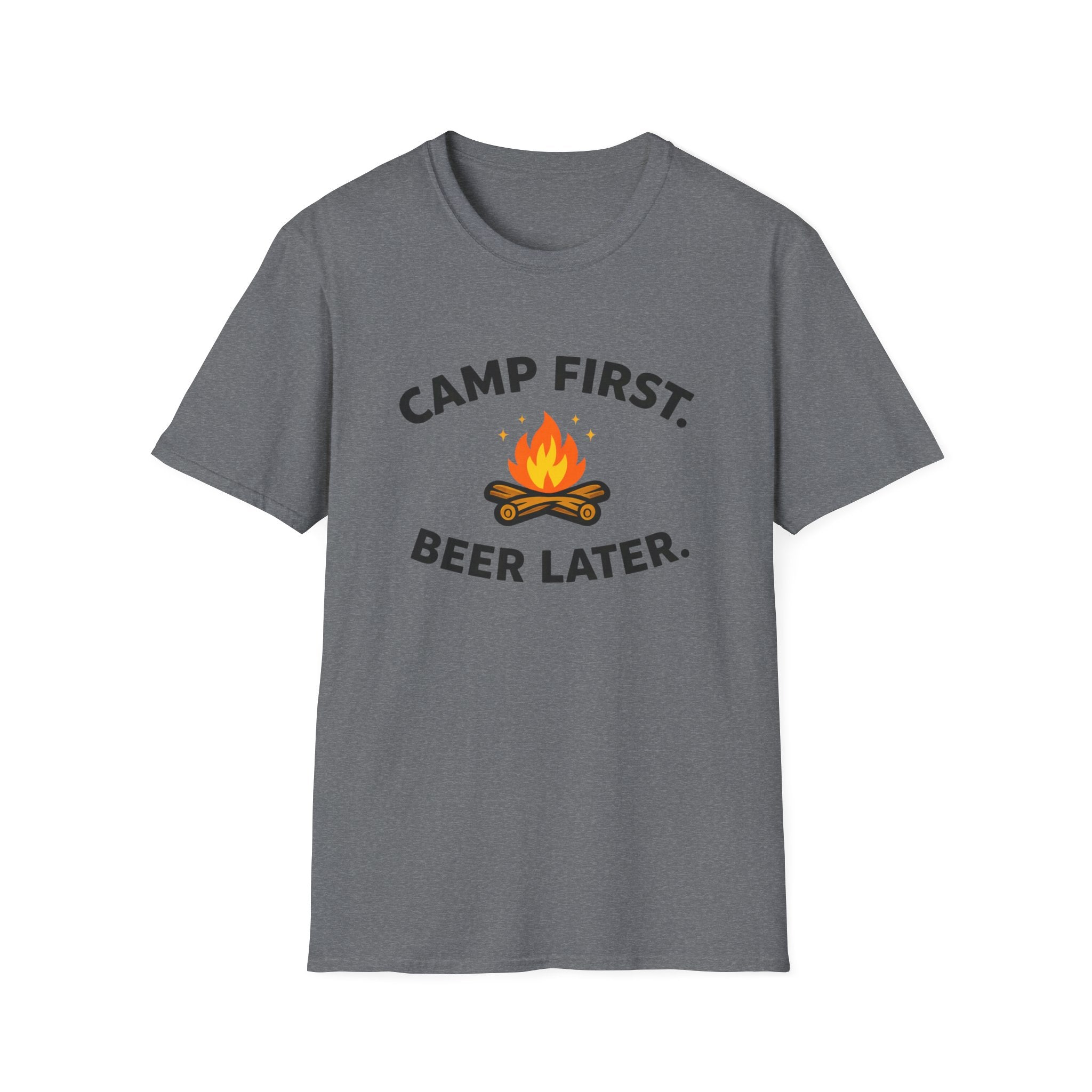 Camp First Beer Later T-Shirt