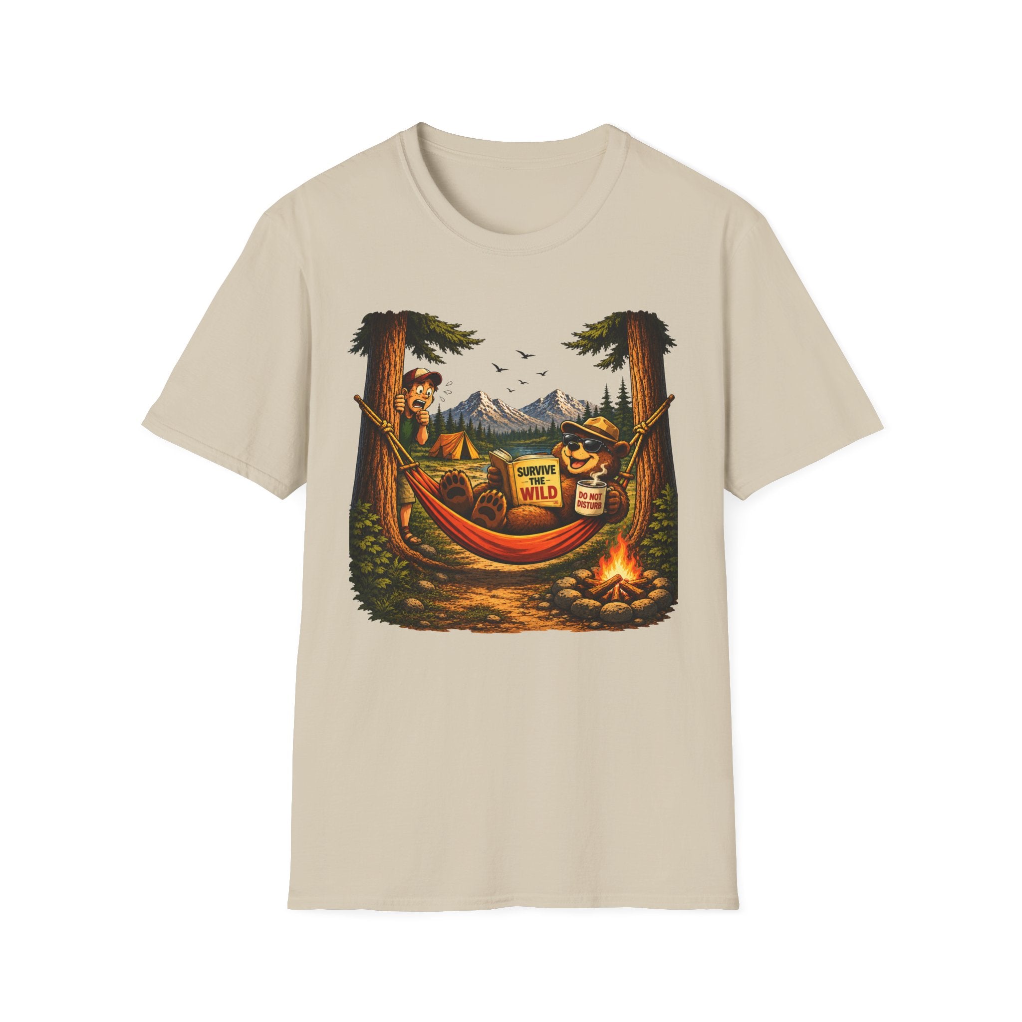 Bear Lounging in Hammock T-Shirt