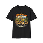 Camp CraZee Hike Drink Pass out Repeat T-Shirt