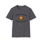 Camp First Beer Later T-Shirt