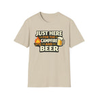 Just Here for the Campfire and Beer T-Shirt
