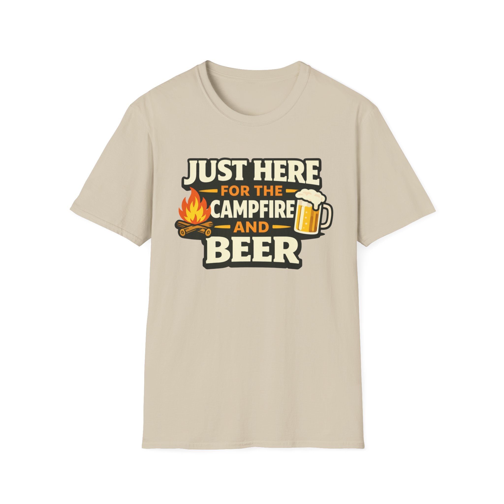 Just Here for the Campfire and Beer T-Shirt