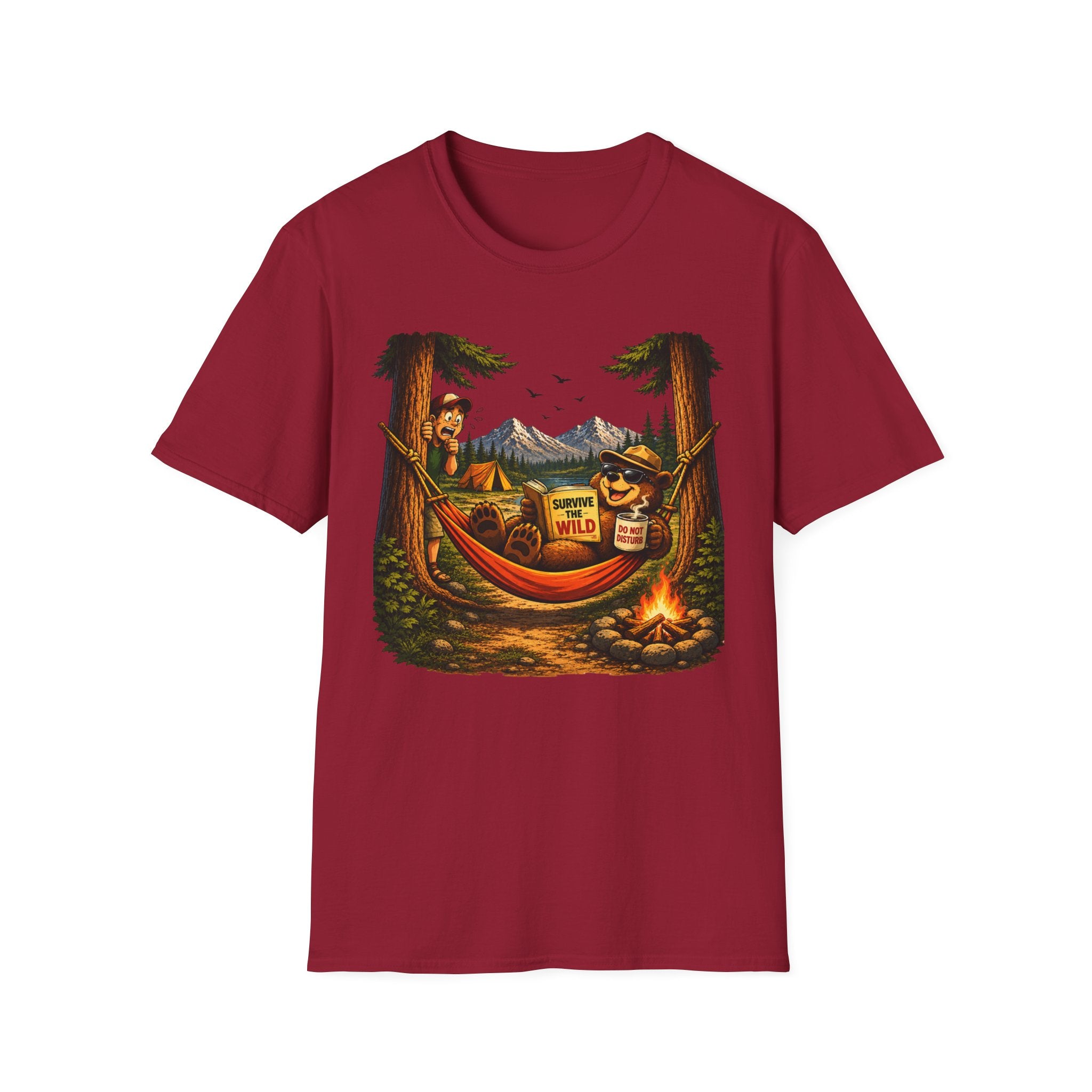 Bear Lounging in Hammock T-Shirt