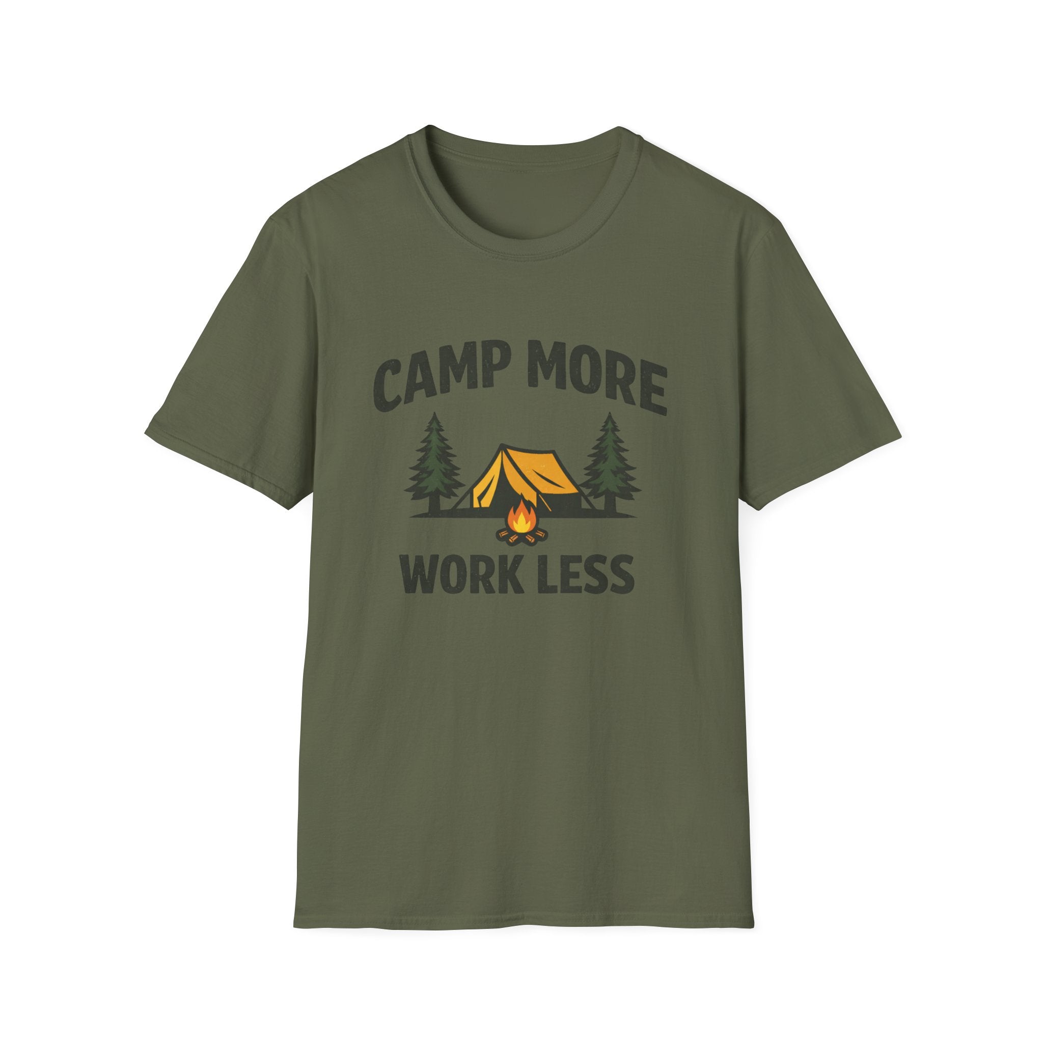 Camp More Work Less T-Shirt