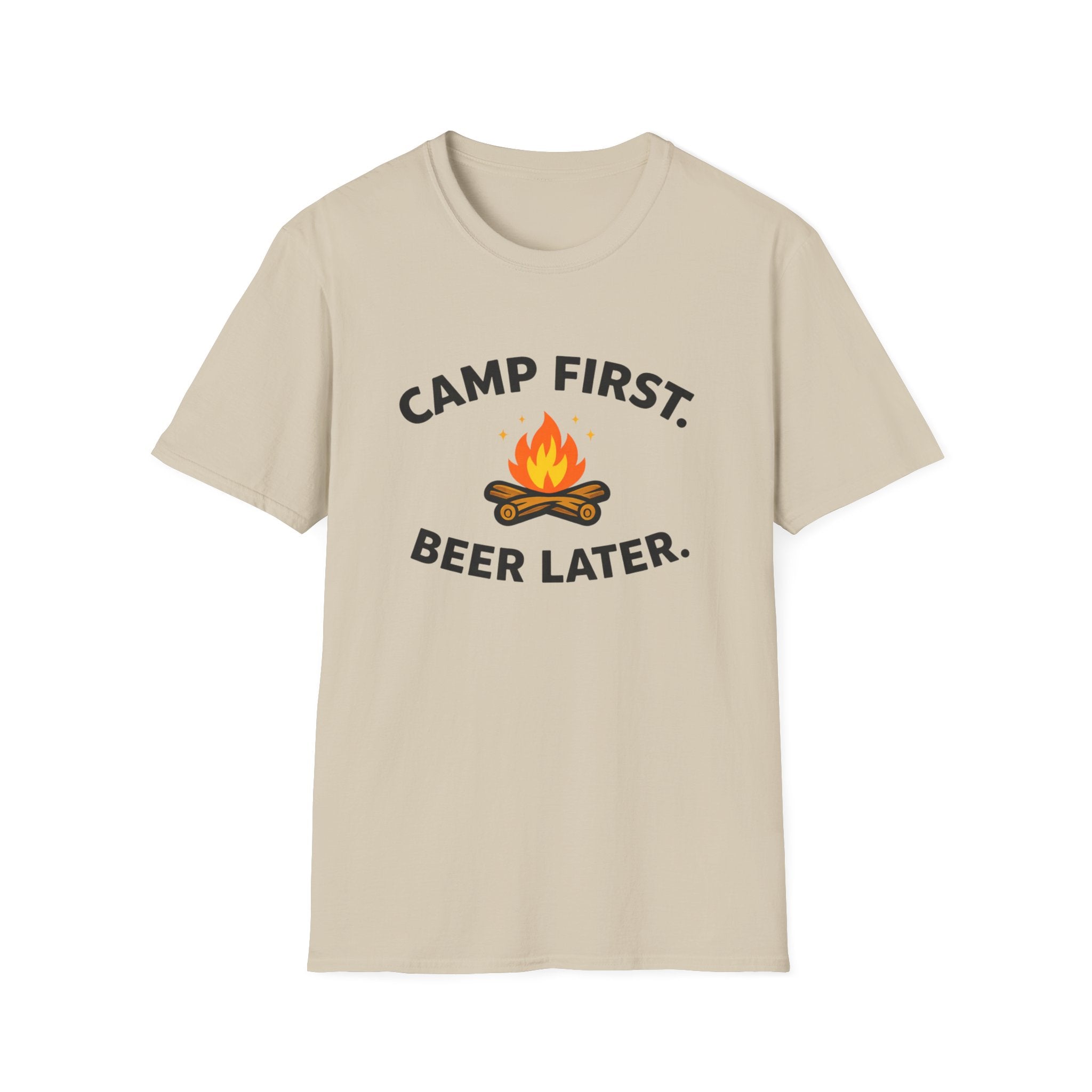 Camp First Beer Later T-Shirt