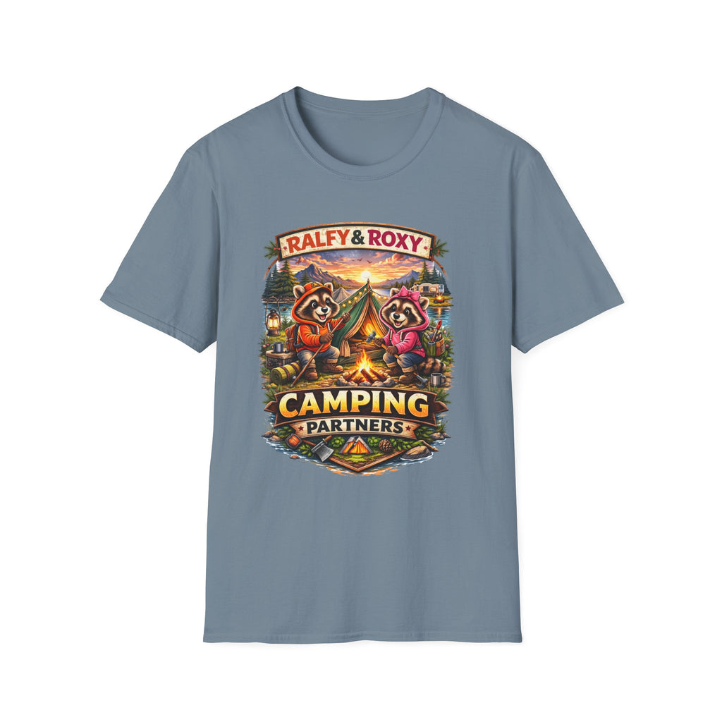 Ralfy and Roxy Camping Partners T-Shirt