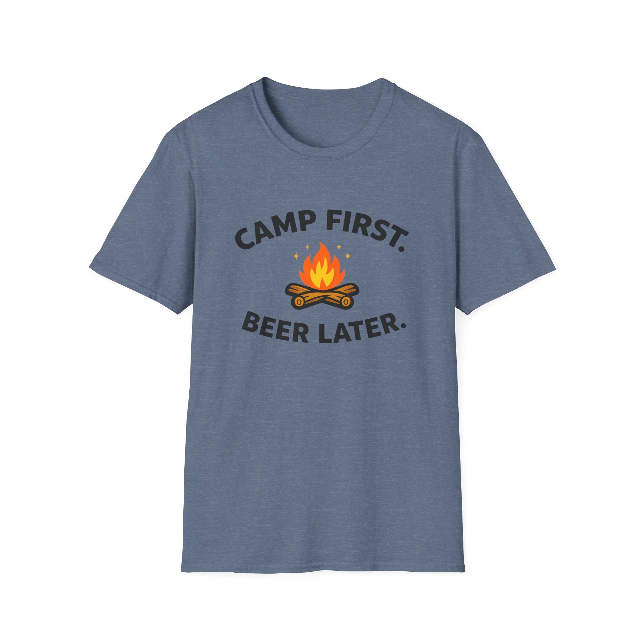 Camp First Beer Later T-Shirt
