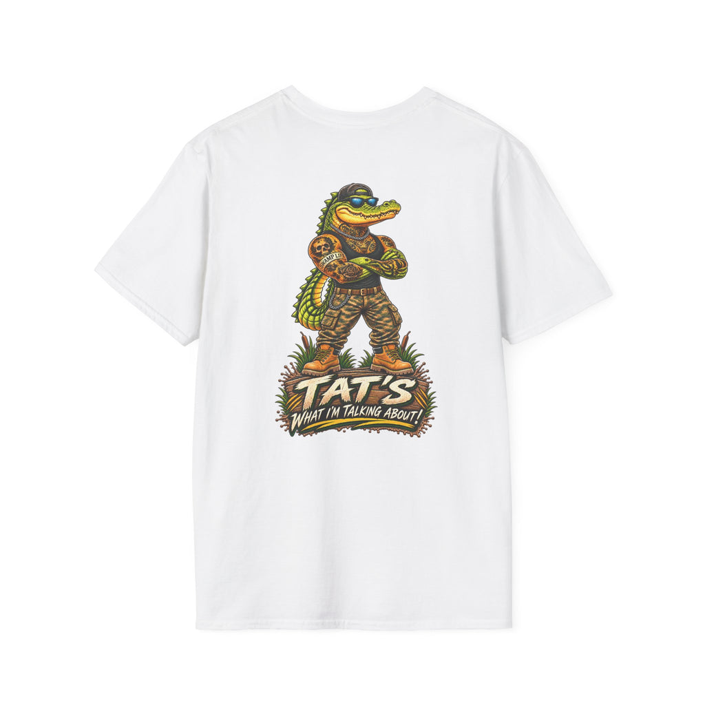 T-Shirt — 'Tat's' Crocodile Logo Casual Tee