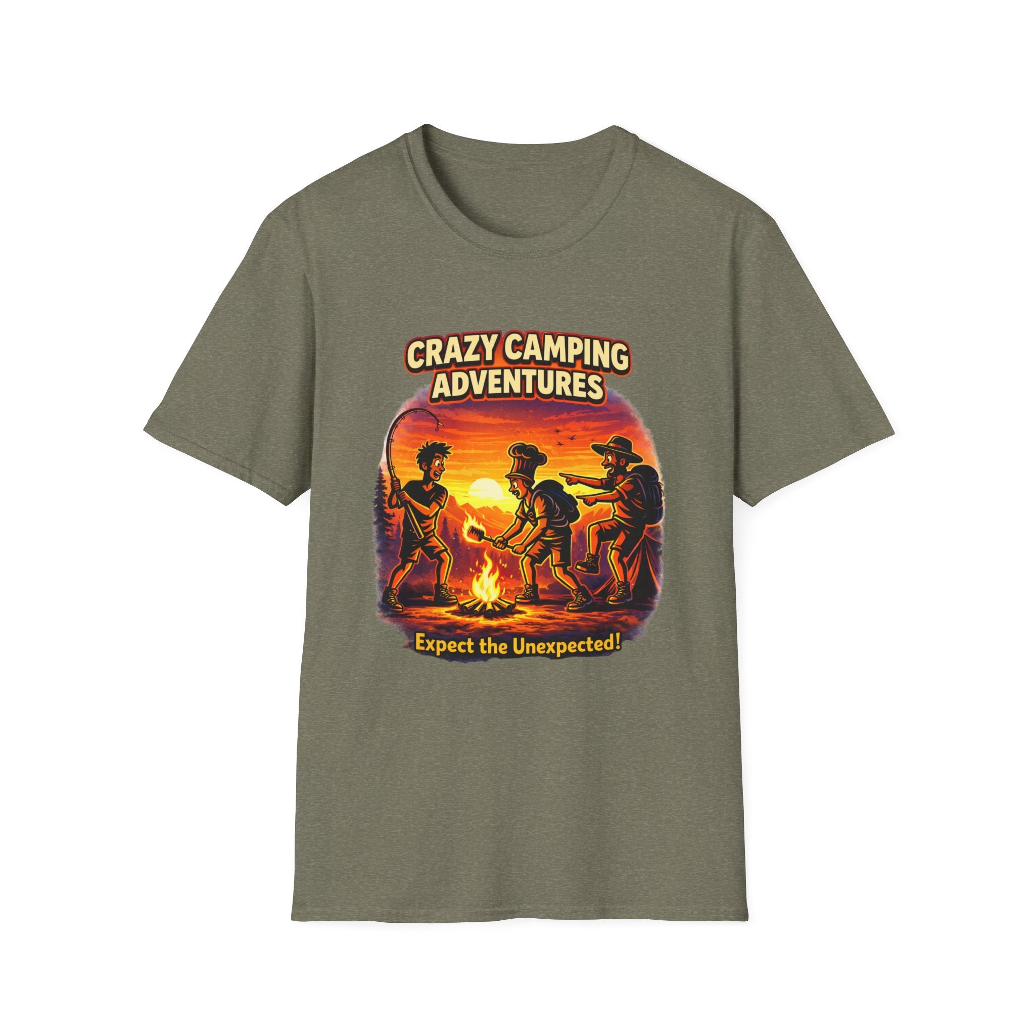 CAMP CRAZY ADVENTURES EXPECT THE UNEXPECTED T-Shirt