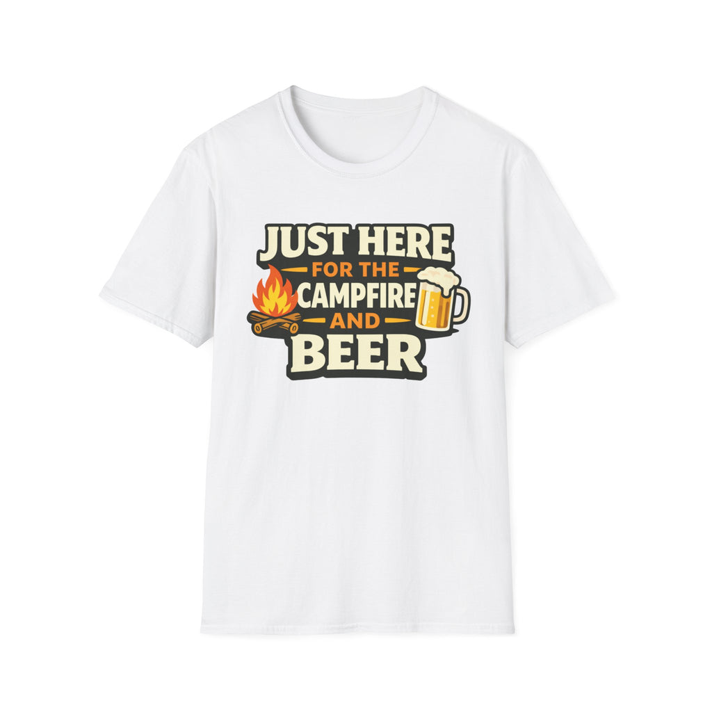 Just Here for the Campfire and Beer T-Shirt