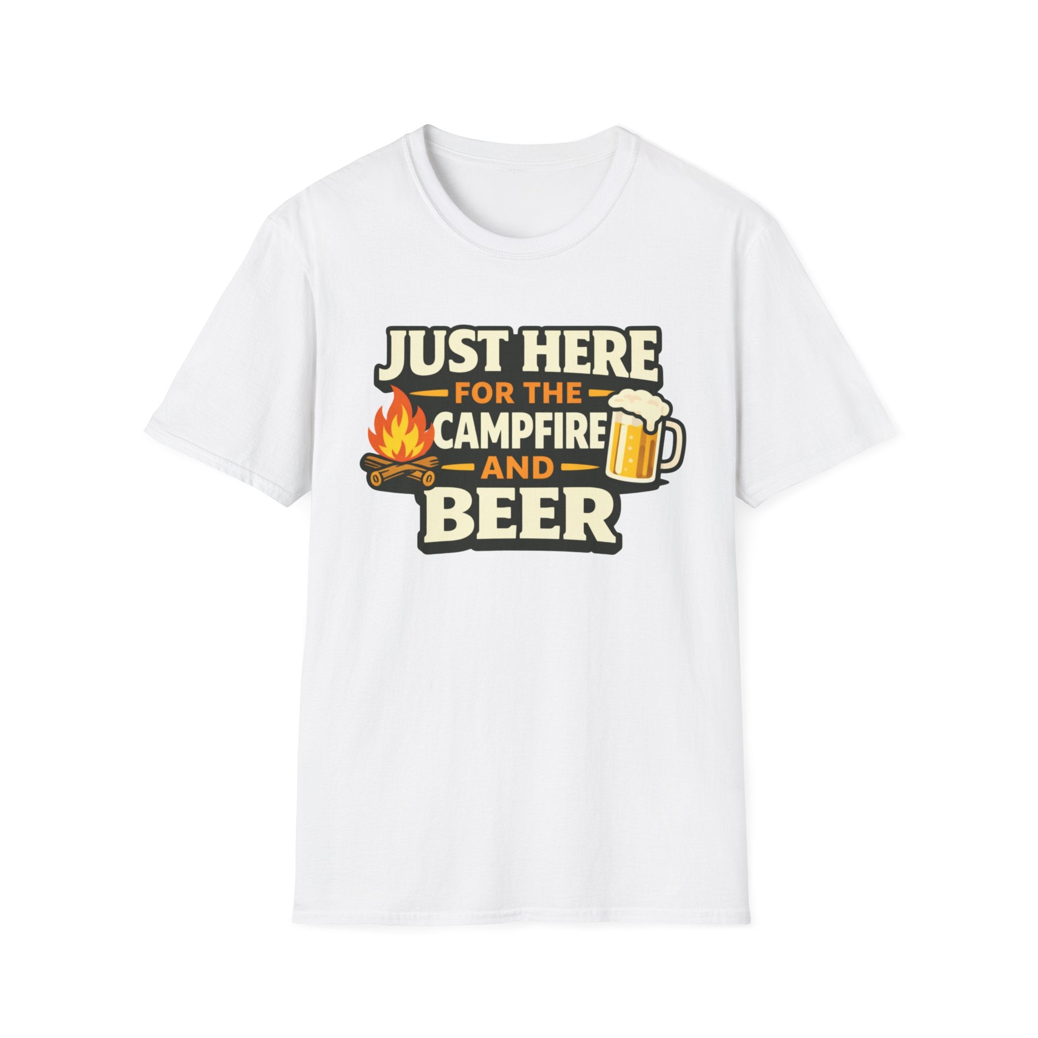Just Here for the Campfire and Beer T-Shirt