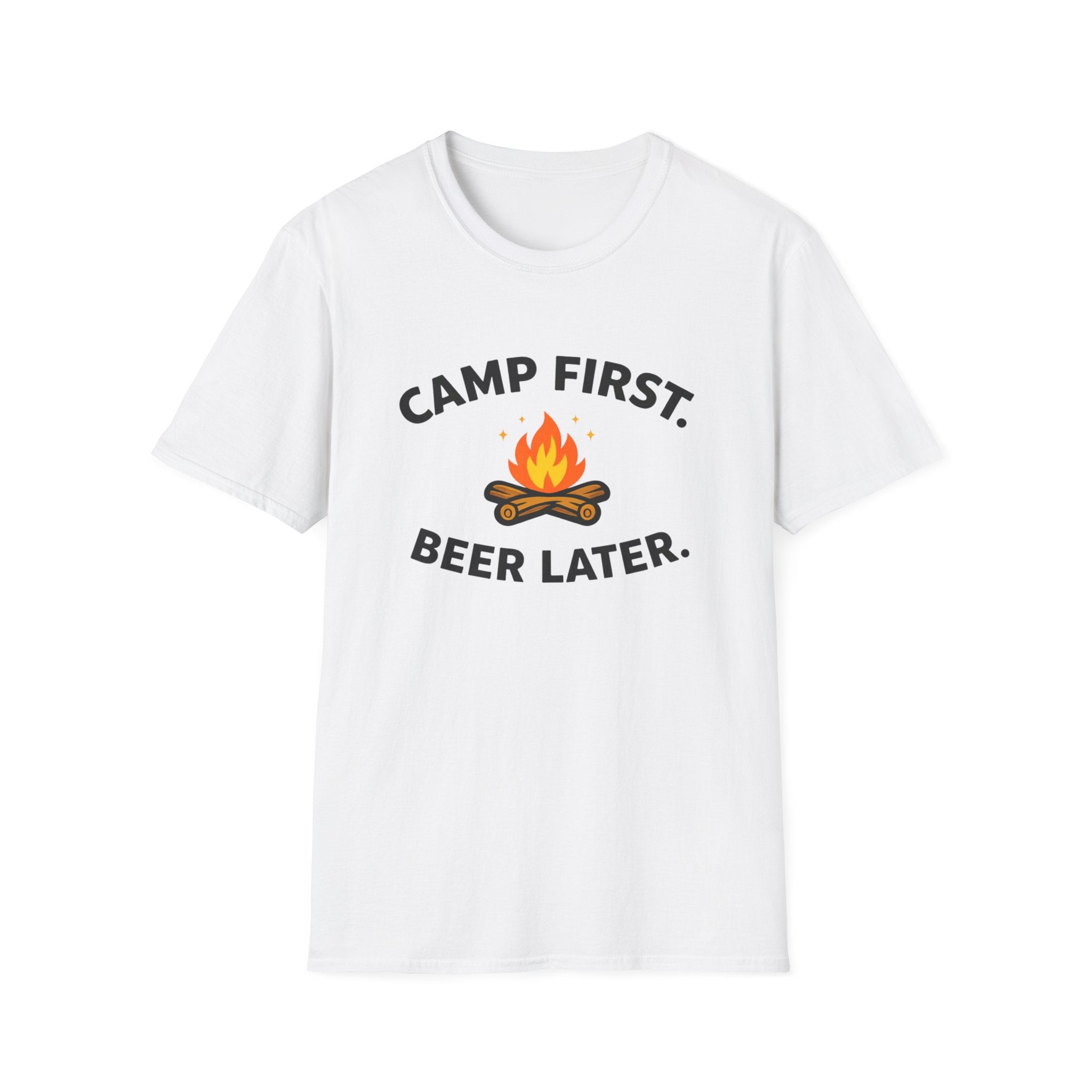 Camp First Beer Later T-Shirt