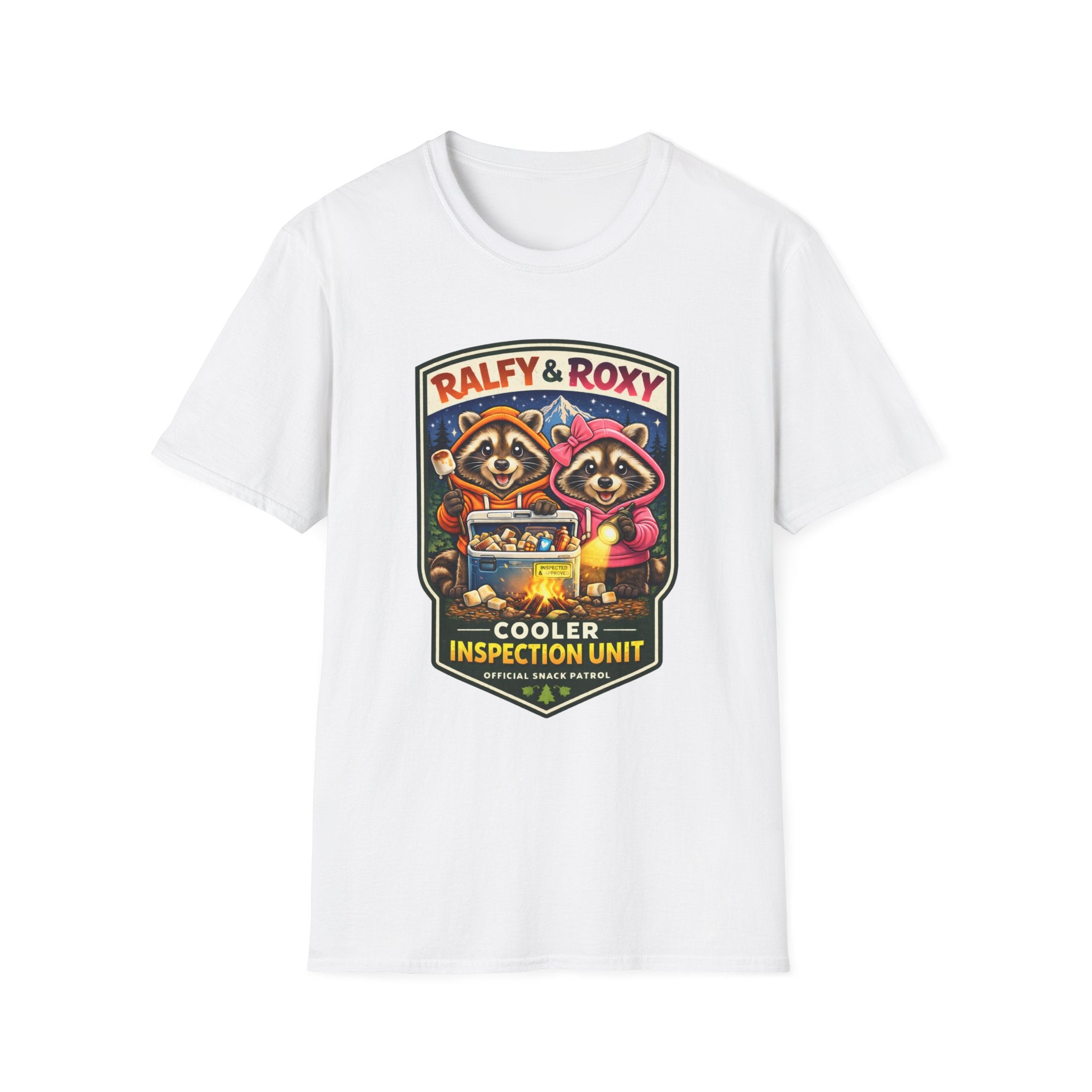 Ralfy and Roxy Cooler Inspection Unit T-Shirt
