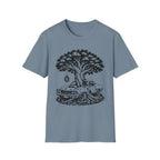 Vintage Tree & Classic Car T‑Shirt