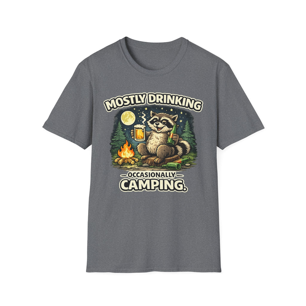 Mostly Drinking Occasionally Camping T-Shirt