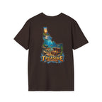 Treasure Valley Idaho T-Shirt with a Rainbow Trout, River and Mountain Sunrise Graphic Tee