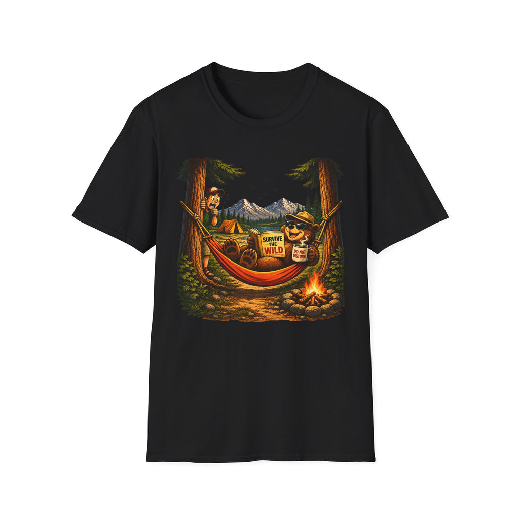 Bear Lounging in Hammock T-Shirt