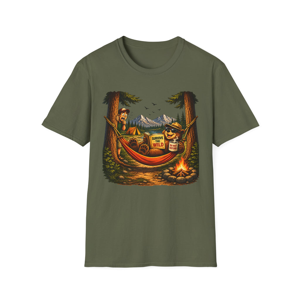 Bear Lounging in Hammock T-Shirt