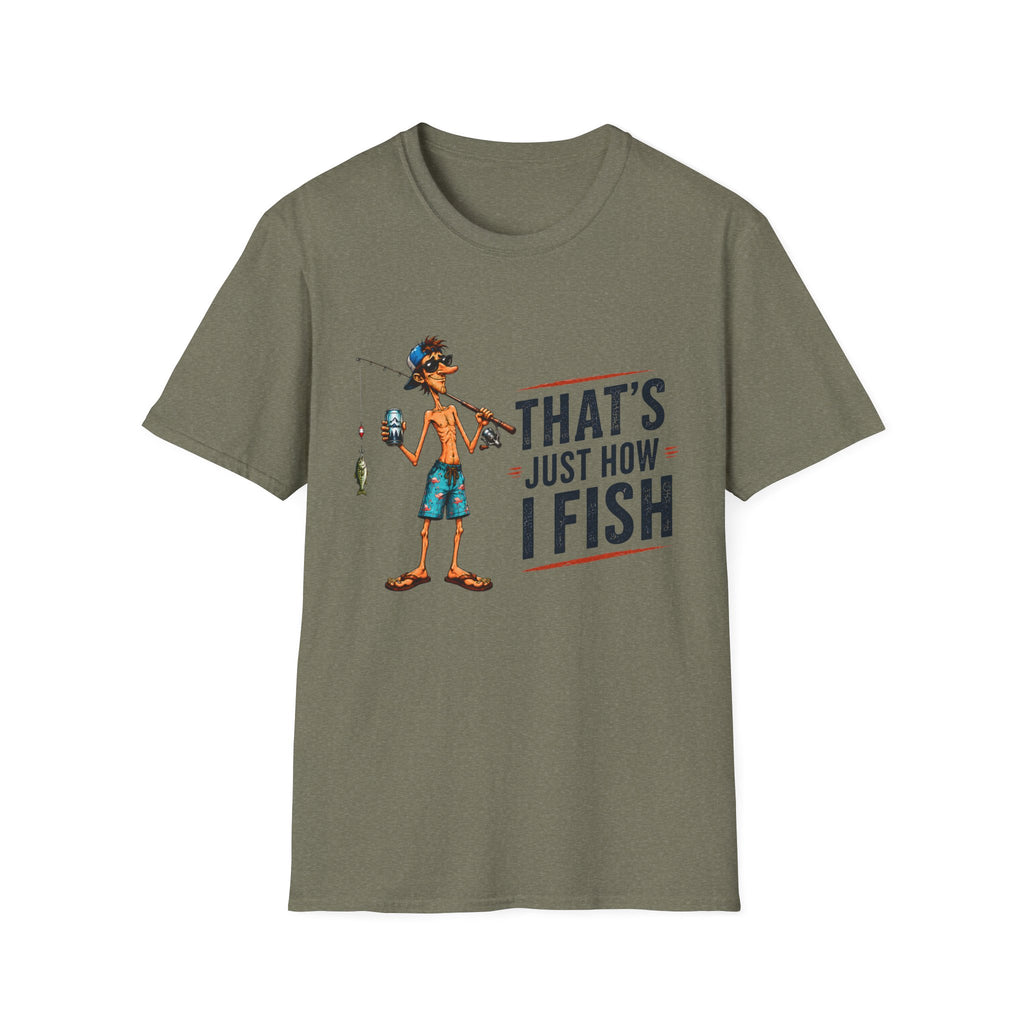 Fishing Graphic T-Shirt — “That’s Just How I Fish” Casual Tee for Anglers