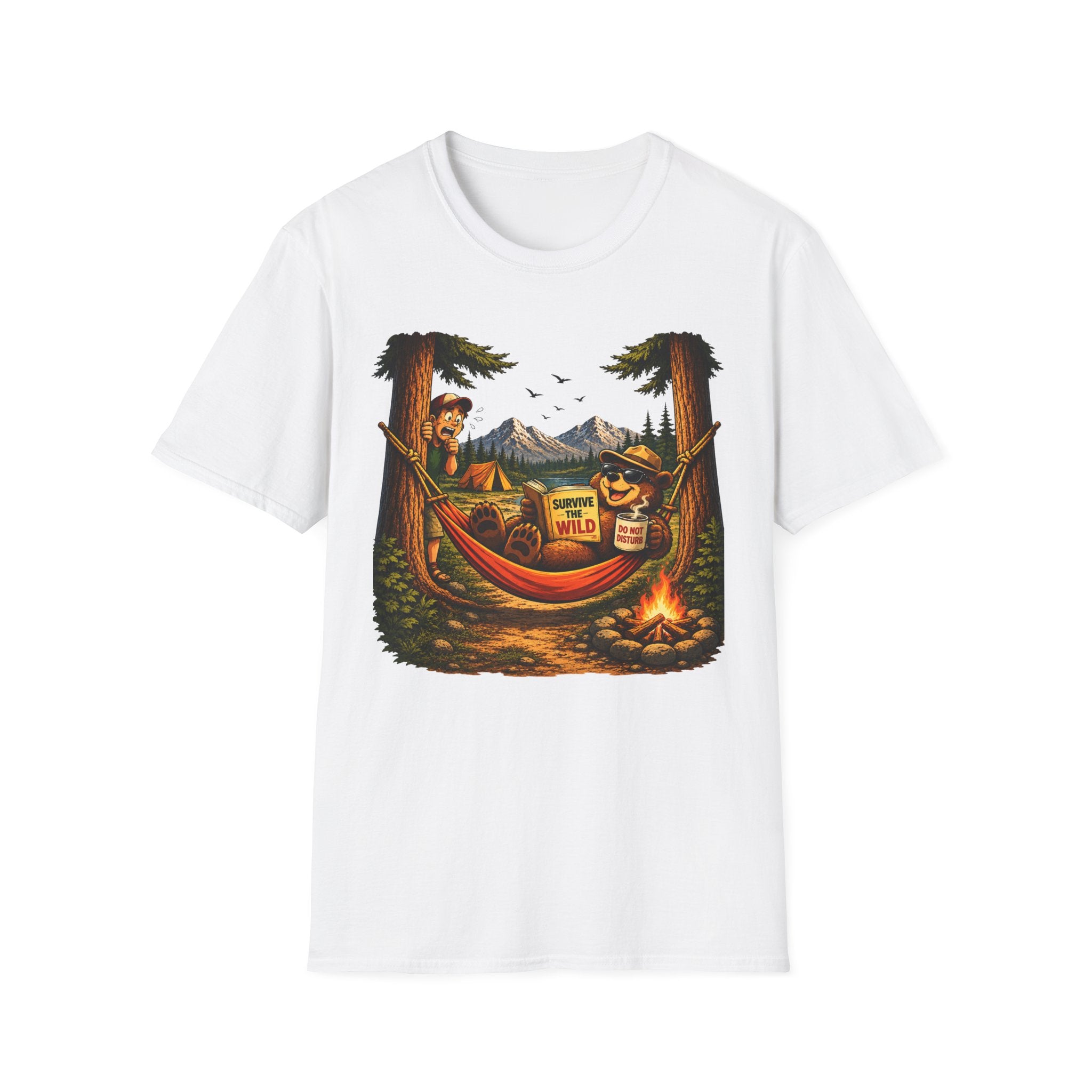 Bear Lounging in Hammock T-Shirt