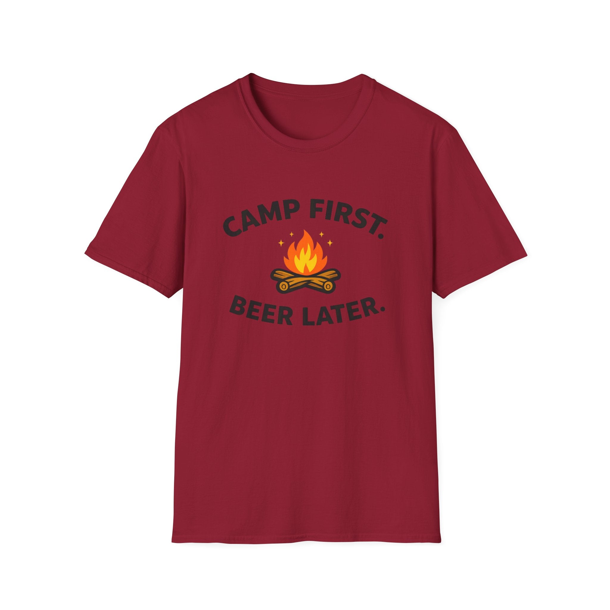 Camp First Beer Later T-Shirt