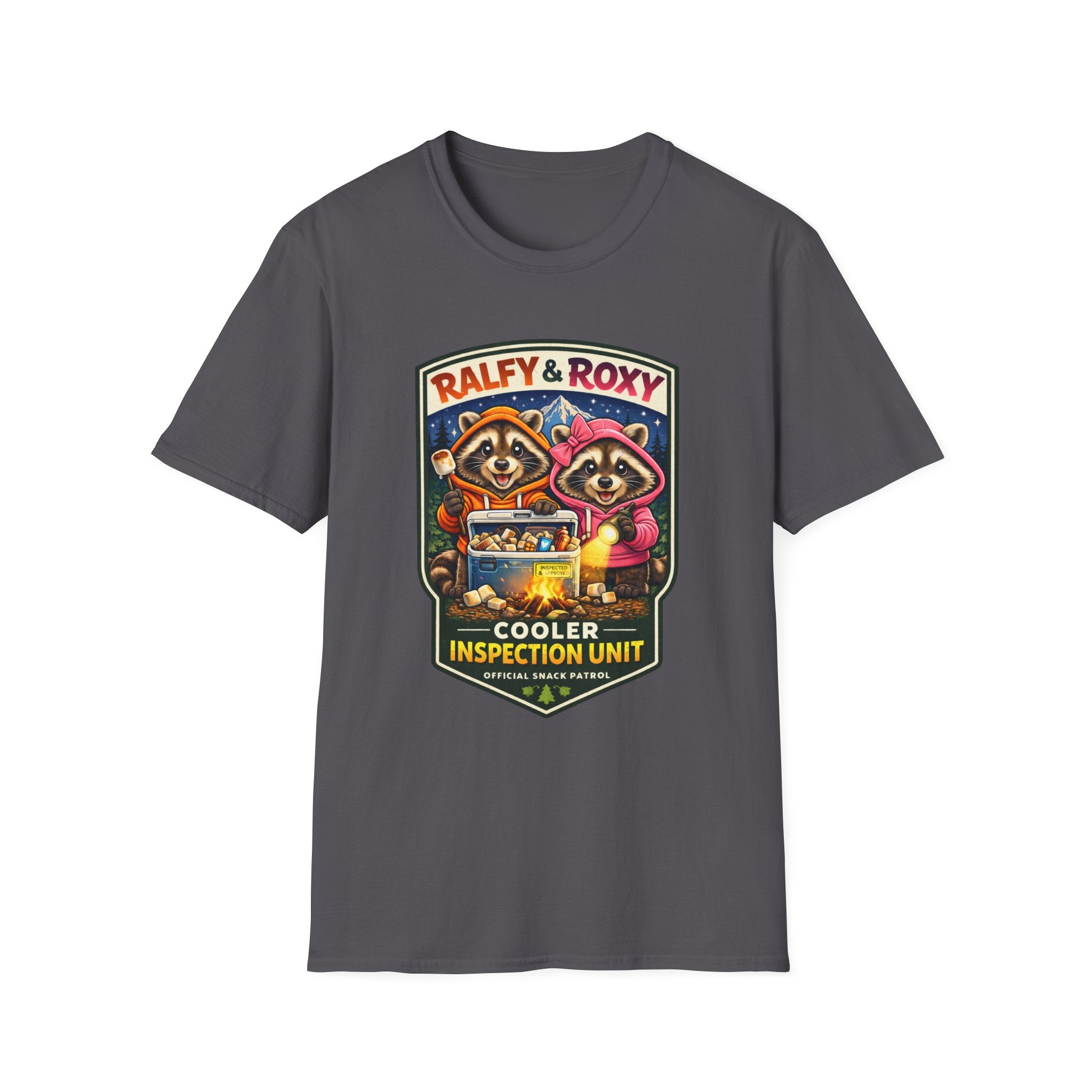 Ralfy and Roxy Cooler Inspection Unit T-Shirt