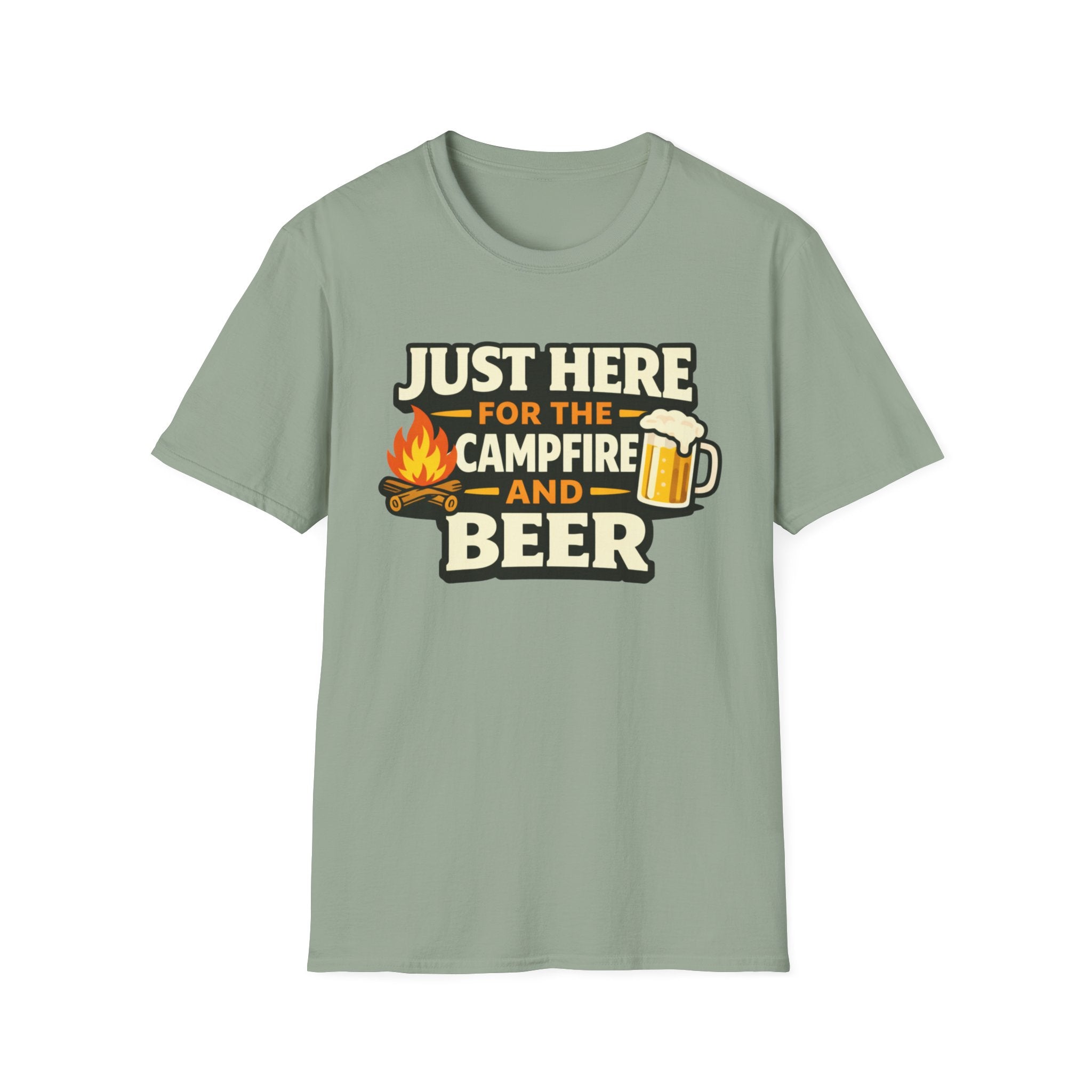Just Here for the Campfire and Beer T-Shirt
