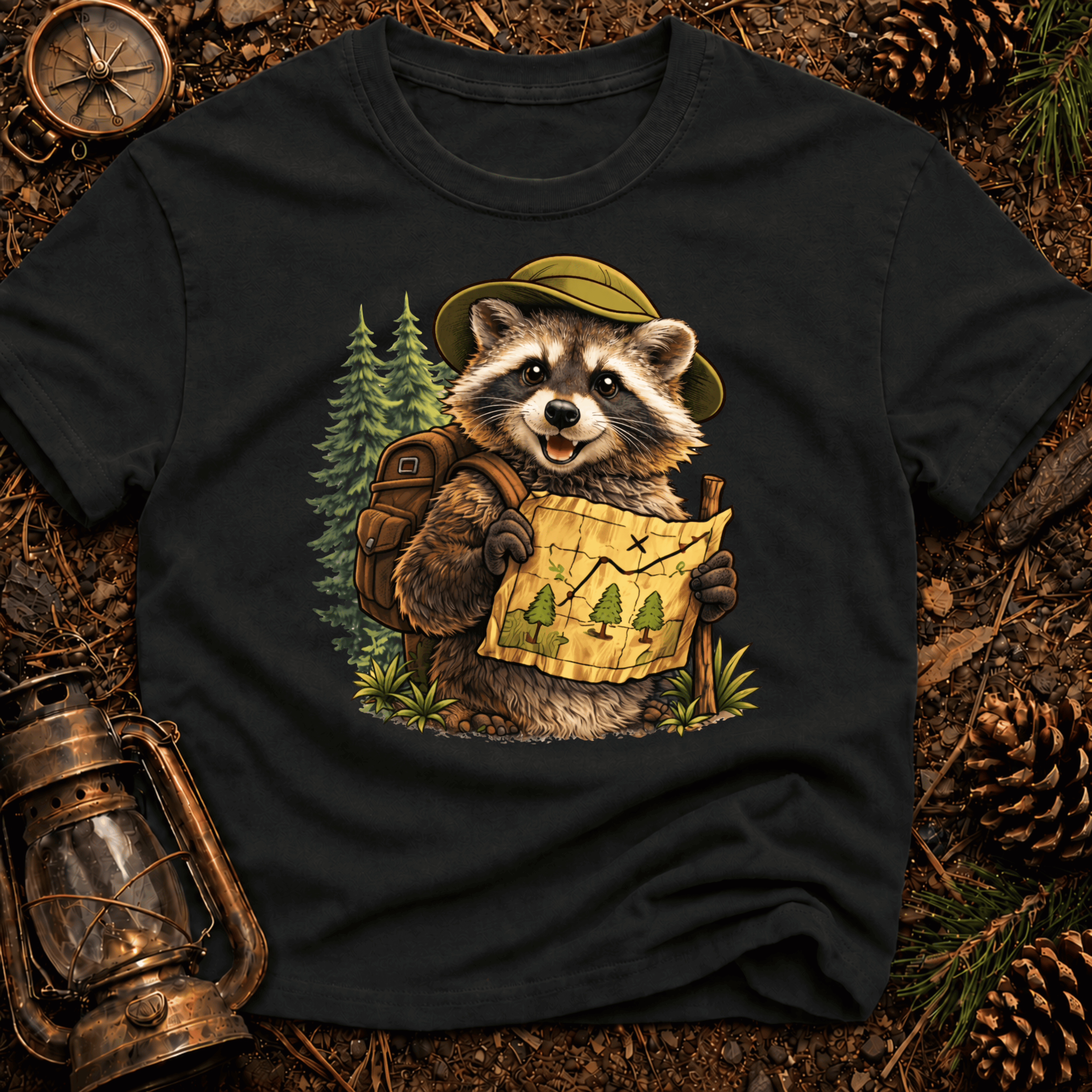Raccoon _Hiking T-Shirt