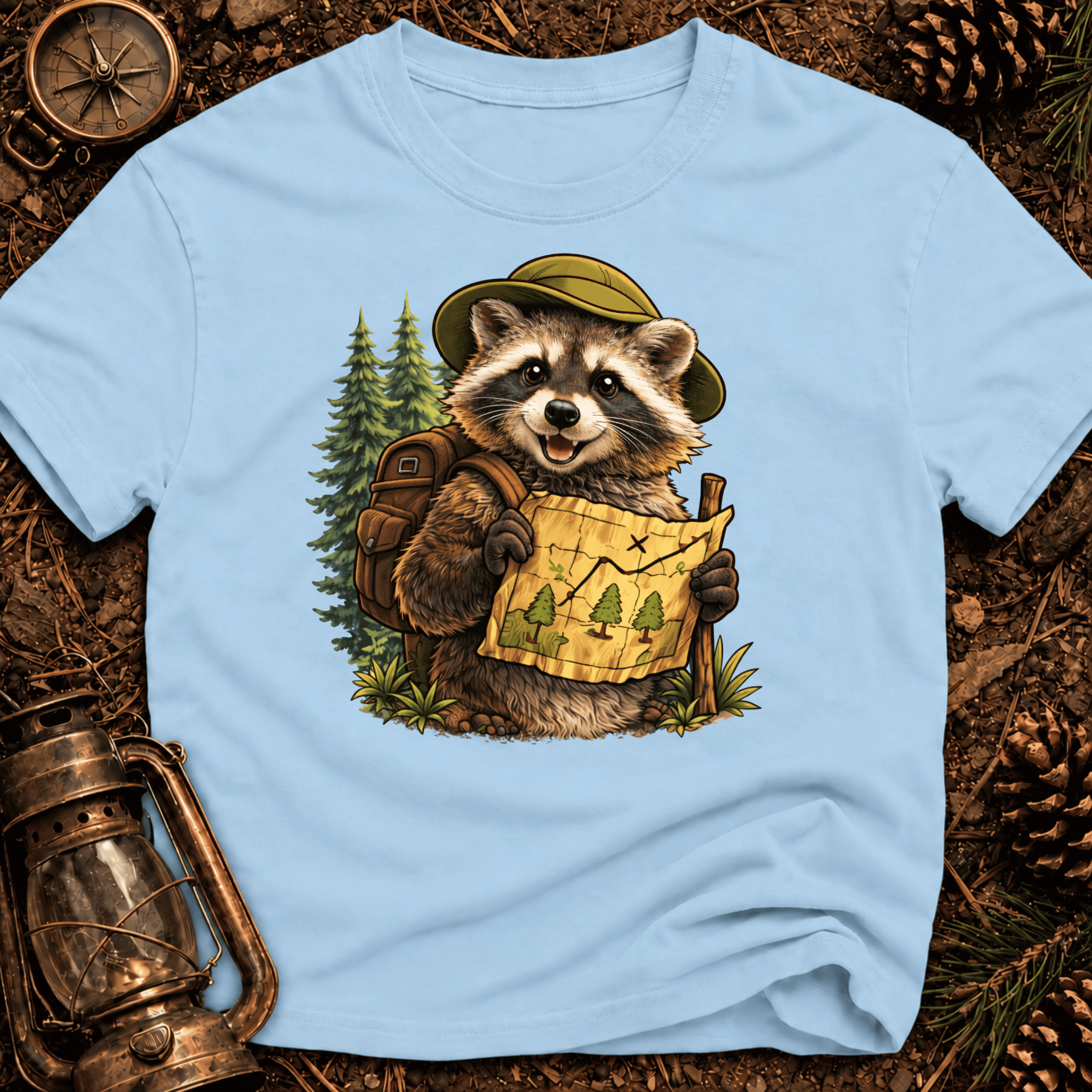 Raccoon _Hiking T-Shirt