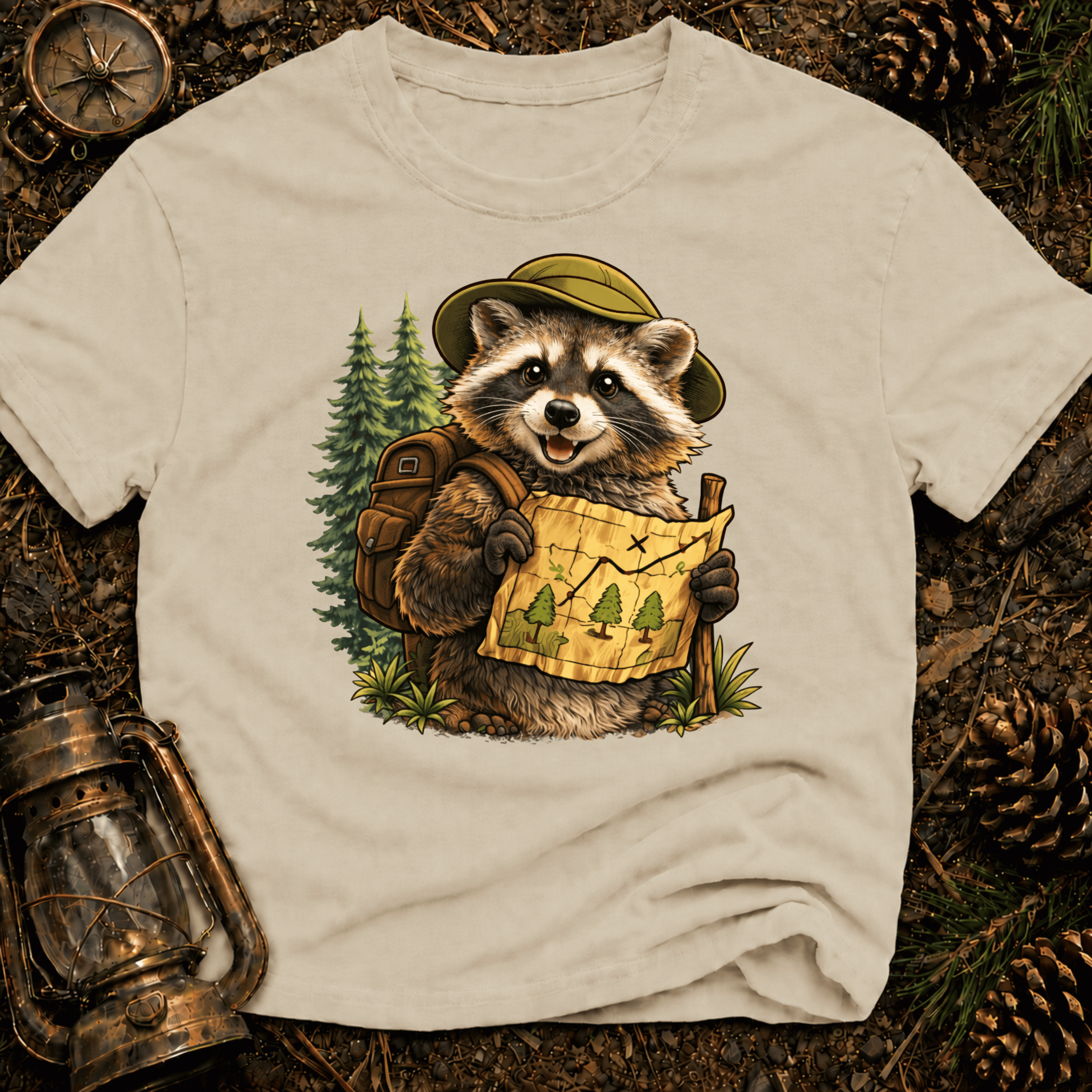 Raccoon _Hiking T-Shirt