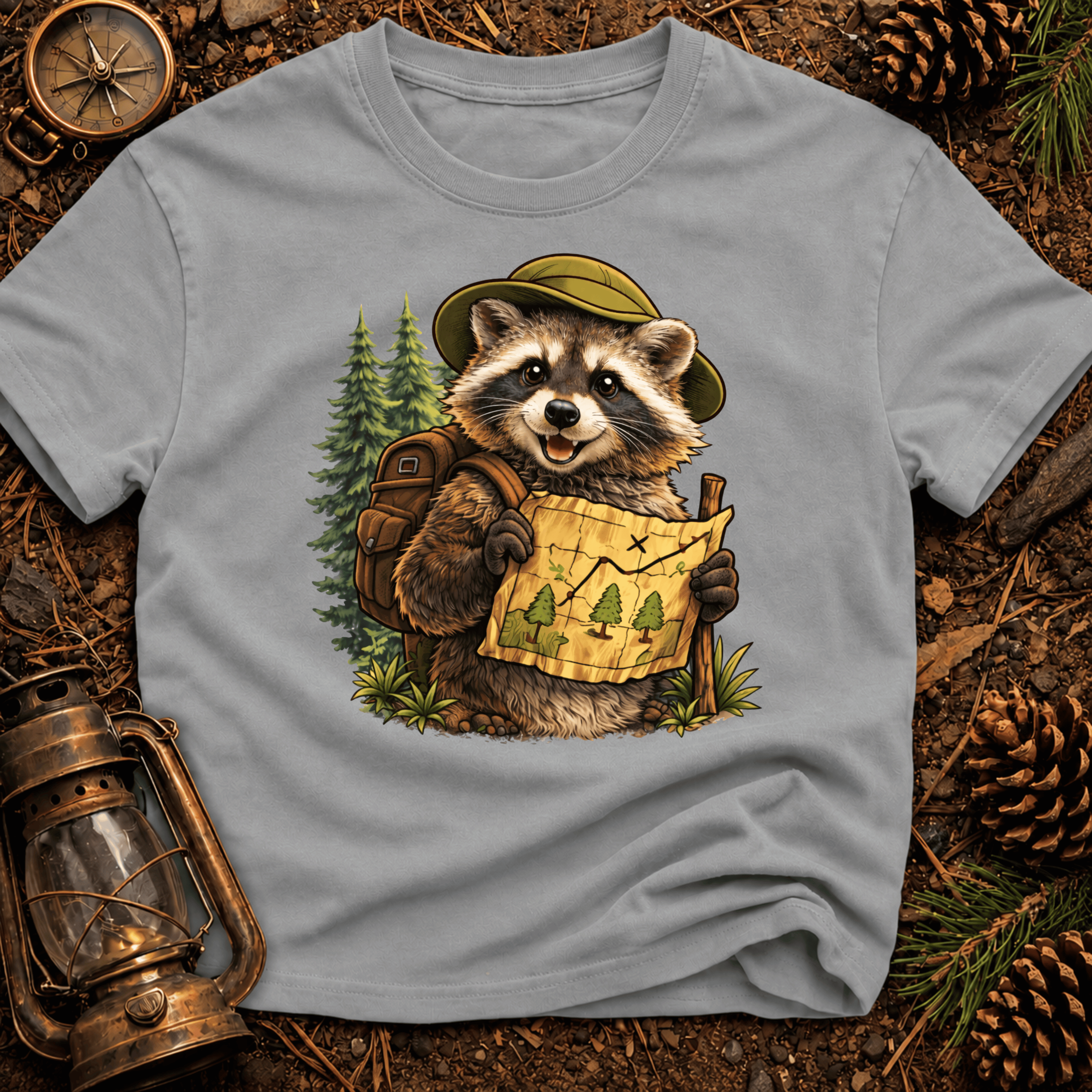 Raccoon _Hiking T-Shirt